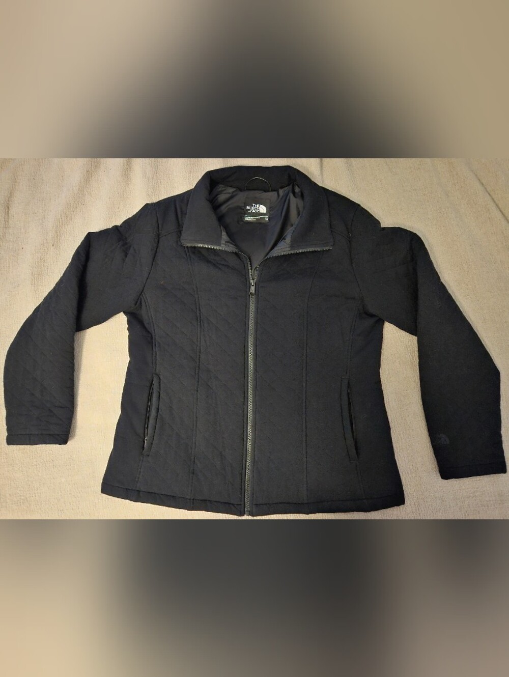 The North Face Women's Black Quilted Full-Zip Jacket